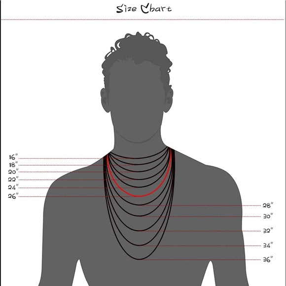 🎉HP🎉Men’s 5mm Stainless Steel Figaro Link Chain - Picture 4 of 7